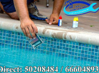 Swimming pools modeling and repairing service in Kuwait - ניקיון