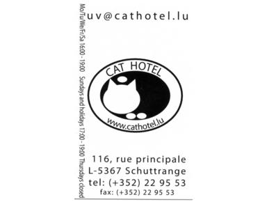Cat Hotel, boarding cattery in Luxembourg (1) - Pets/Animals