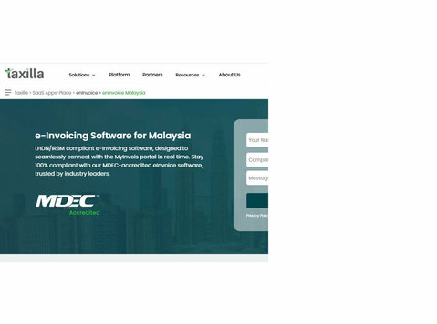 Taxilla's e-invoicing solution for Malaysia - Legali/Finanza
