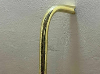 unlacquered brass faucet - เฟอร์นิเจอร์/เครื่องใช้ภายในบ้าน