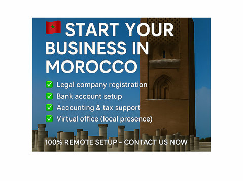 Start Your Business in Morocco 🇲🇦 – 100% Remote Setup - Üzleti partnerek