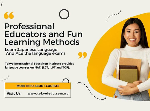 High-quality Japanese Language Courses in Ktm at Tokyo Int - Языковые курсы