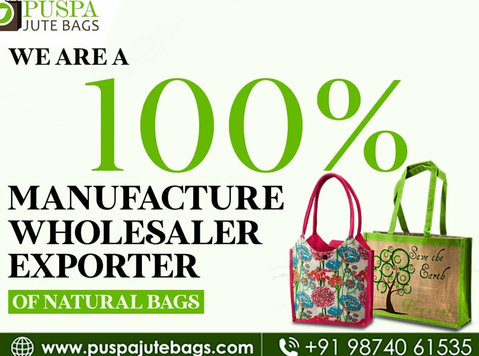 Canvas Promotional Tote Bags Manufacturer & Exporter Holland - 	
Kläder/Tillbehör