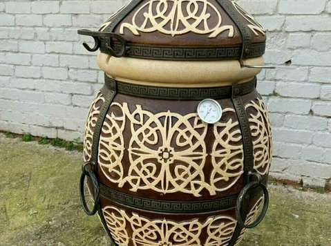 Tandoor Saffron 125l | Xxl Bbq oven made of fireclay | Handm - Sonstige