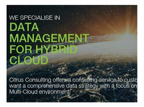 Cloud Data Management - Citrus Consulting Group - கணணி /இன்டர்நெட்  