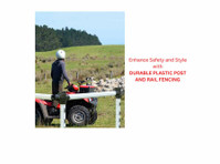 Enhance safety and style with durable plastic post and rail - Muu