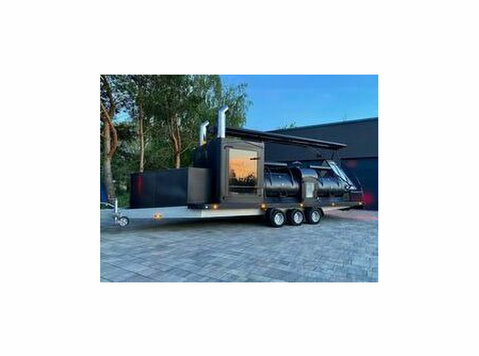 smoker trailer master smoker   bbq mobiler Grill - Voitures/Motos