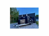smoker trailer master smoker   bbq mobiler Grill - Coches/Motos