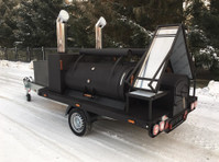 grill smoker trailer bbq grill na przyczepie Texas 4 Xxl - Mobil/Sepeda Motor