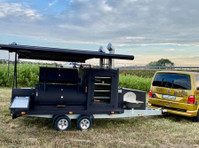 Mobile grill , bbq ,przyczepa gastronomiczna Texas 2 XXL , - Auto/Moto