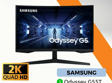 Buy Samsung Gaming Monitor Odyssey G55t Only at Mnk-digital - Electronique