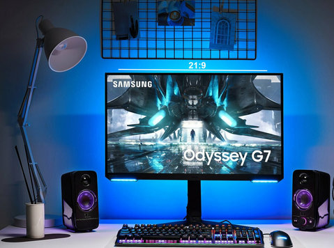 Buy Samsung Odyssey G70b 4k Uhd- Enjoy Gaming World with Sam - อิเลคทรอนิกส์