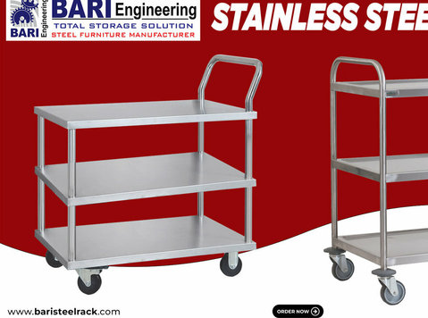 Stainless Steel Trolley | Steel Trolley | Pakistan No.1 - Möbel/Haushaltsgeräte