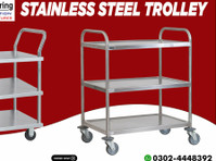Stainless Steel Trolley | Steel Trolley | Pakistan No.1 - Móveis e decoração