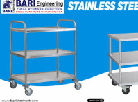 Stainless Steel Trolley | Steel Trolley | Pakistan No.1 - Muebles/Electrodomésticos
