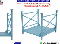 fabric Roll Storage Cage Pallet | Cage Pallet Manufacturer - 家具/设备