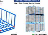 fabric Roll Storage Cage Pallet | Cage Pallet Manufacturer - Furniture/Appliance