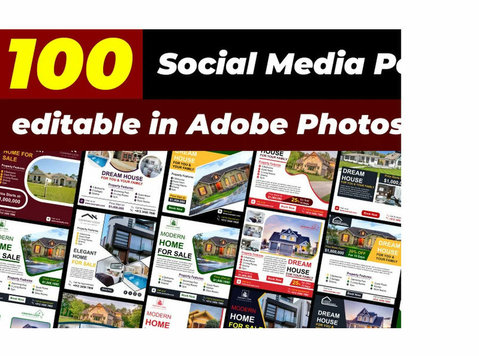 100 Property & Real Estate all Social Media Post Template - غیره