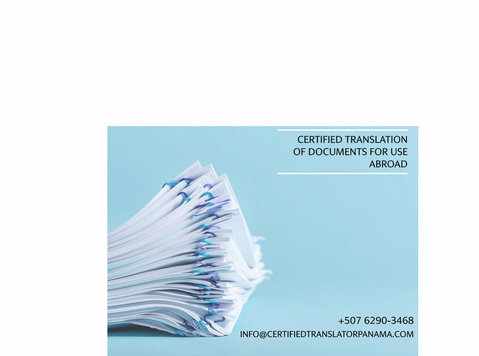 Certified Interpreter and Translator Panama - Editorial/Translation