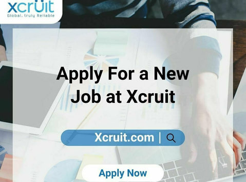 Apply For a New Job at Xcruit - Sonstige