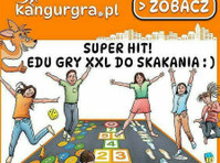 wielkie gry planszowe do skakania dla Dzieci od Kangurgra.pl - Crianças & bebês