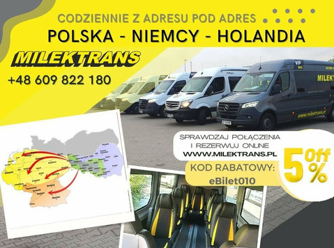 Milektrans - Przewóz Osób Pl/DE/NL - Mudanzas/Transporte