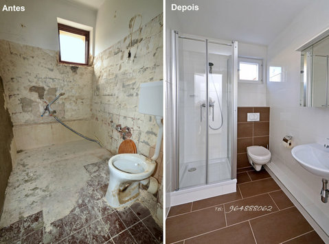 Remodelação Casas de banho / Wc - Строителство / Обзавеждане