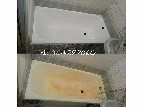 Restauro de banheiras - Pintura de banheiras - Construção/Decoração
