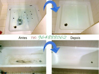 Restauro de banheiras, bases de duche/polibans. - Costruzioni/Imbiancature
