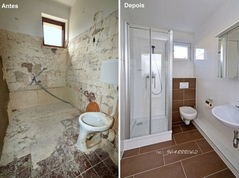 Remodelação Casas de banho / Wc - Строителство / Обзавеждане