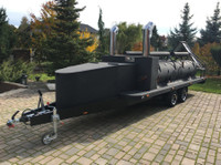 smoker trailer  grill bbq texas 4 xxl long mobilny master - Biler/Motorsykler