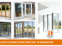 Glass Folding Doors Supplier in Singapore - Móveis e decoração