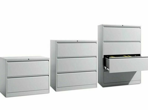 Vertical and Lateral Metal Filing Cabinets for sale - Mēbeles/ierīces