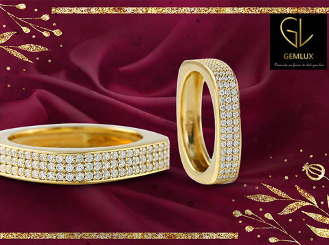 Slay with Custom-designed Lab-grown Diamond Wedding Rings - غيرها