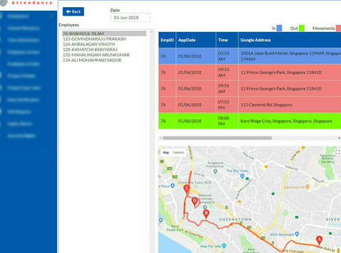 Employee Movement Tracking - Számítógép/Internet