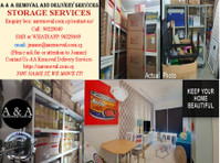 A & A Offer Long Term or Short Term Storage Space Services. - Flytning/transport