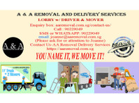 Efficient , Effective & Affordable Moving w/ Man in Lorry - நடமாடுதல் /போக்குவரத்து