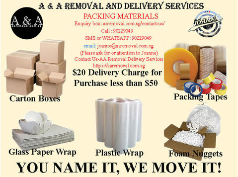 Packaging Items and More For your Removal Services. - 이사/운송