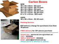 We Sell New/used Carton Boxes Good for your Moving/storage. - Stěhování a doprava