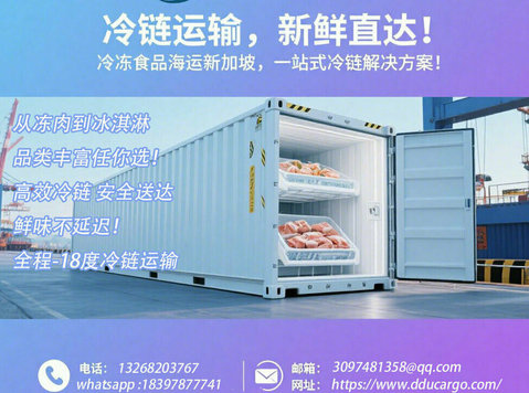 冷冻食品海运新加坡的“超全”指南：冷链运输轻松搞定！ - 搬运/运输