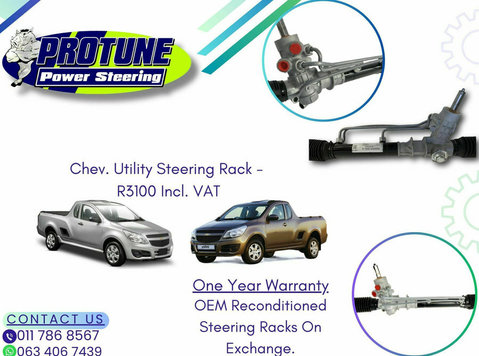 Chev. Utility - Oem Reconditioned Steering Racks - Cars/Motorbikes