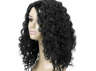 Black Long Big Bouffant Curly Wigs Synthetic Heat Resistant - Одежда/аксессуары
