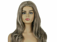 Long Wavy Wig for Women Heat Resistant Fiber for Daily Party - الملابس والاكسسوارات