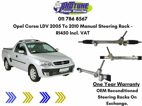 Opel Corsa LDV 2005 To 2010 Model-OEM Recon. Steering Racks - Buy & Sell: Other
