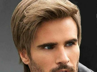 Men Wigs Brown Mix Short Layered Natural Looking Fluffy - Clothing/Accessories