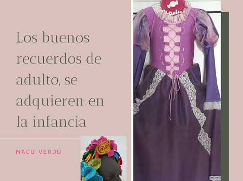 Rapunzel fancy dress - الملابس والاكسسوارات