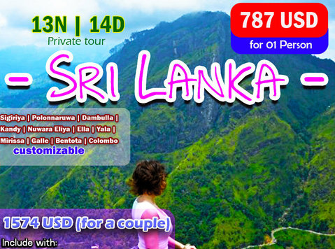 SRI LANKA TOUR PACKAGE PRIVATE TOURS - Làm đẹp/ Thời trang
