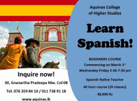 Spanish Course in Colombo - மொழி வகுப்புகள் 