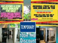 100m Thb Discounted Hotel Bangkok - Recherche d'associés