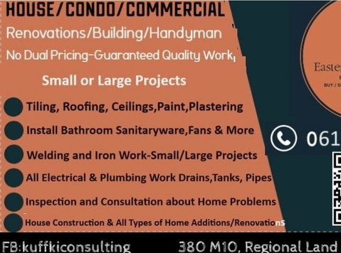 All building work, handyman services - Albañilería/Decoración